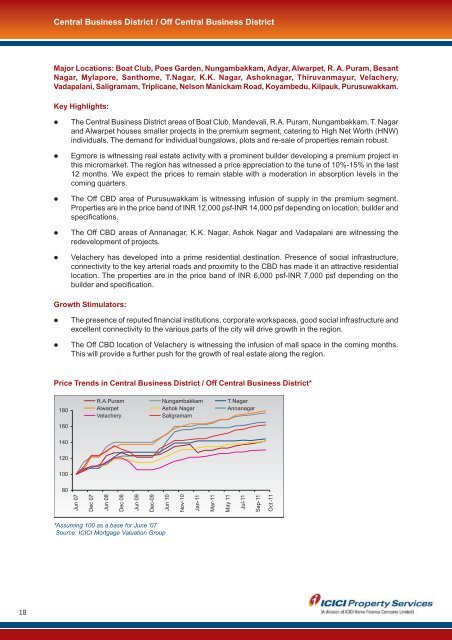 Chennai Residential Real Estate Overview February 2012