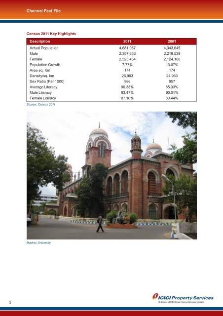 Chennai Residential Real Estate Overview February 2012