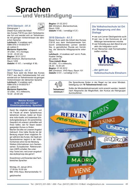 VHS Programm 2012-1-a - VHS Elmshorn