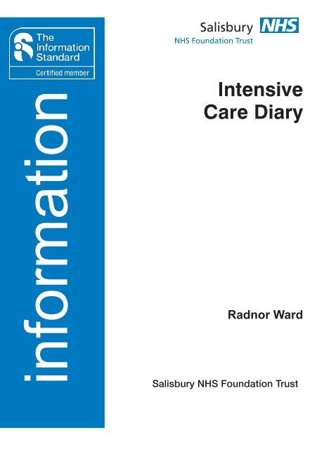 Patient Diary - ICID - Salisbury NHS Foundation Trust