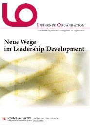 Neue Wege im Leadership Development