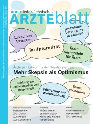 Die aktuelle Ausgabe als PDF - Hannoversche Ã„rzte-Verlags-Union