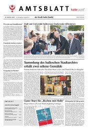 Amtsblatt Nr. 17 vom 16. Oktober 2013 - Stadt Halle (Saale)