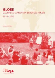 GLOBE-Dokumentation 2010-2012 - ICJA Freiwilligenaustausch ...