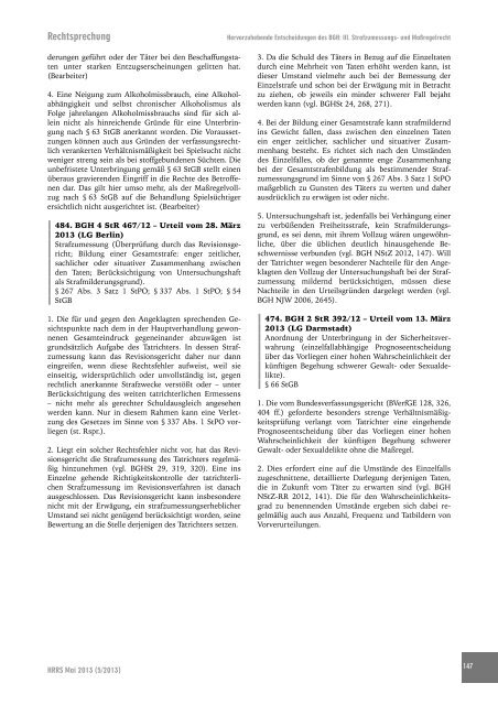 HRRS Ausgabe 5/2013 - hrr-strafrecht.de