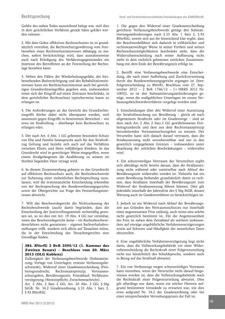 HRRS Ausgabe 5/2013 - hrr-strafrecht.de