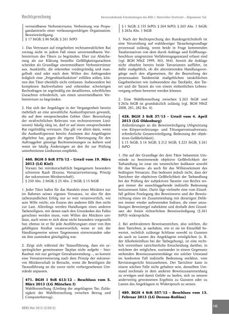 HRRS Ausgabe 5/2013 - hrr-strafrecht.de