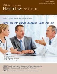 Download Brochure (PDF) - Institute of Continuing Legal Education