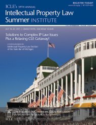 Download Brochure (PDF) - Institute of Continuing Legal Education