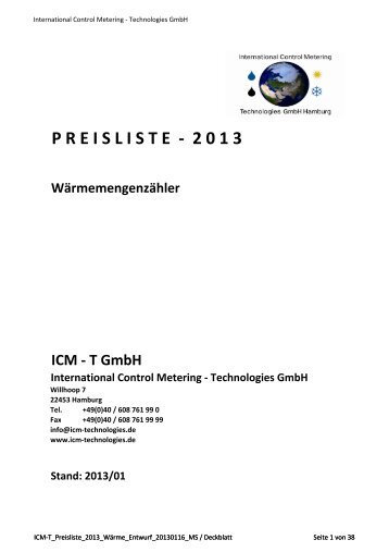 icm-t preisliste wÃ¤rmemengenzÃ¤hler 2013-01.pdf