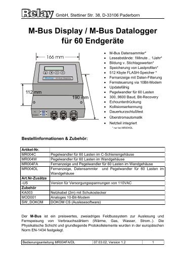 MR004FA/DL - Relay GmbH