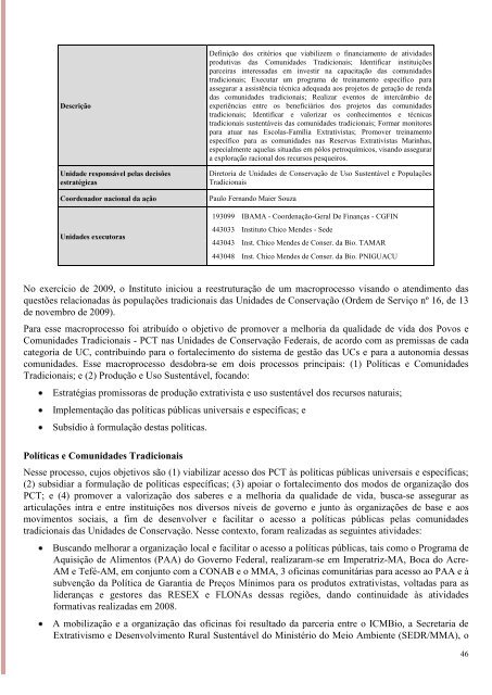 Relatório de Gestão - ICMBio