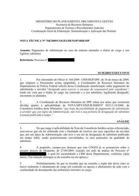 NOTA TÉCNICA 768 - 2009.pdf - Instituto Federal Goiano