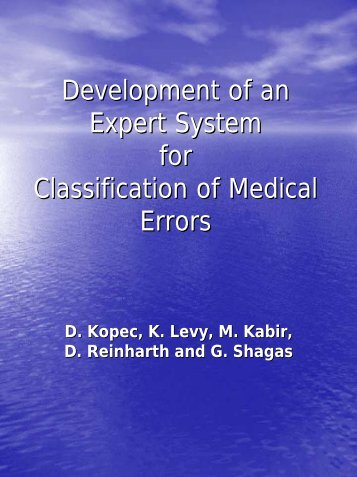Development of an Expert System for Classification of ... - ICMCC