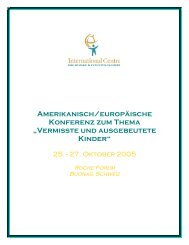 Vermisste und ausgebeutete Kinder - International Centre for ...