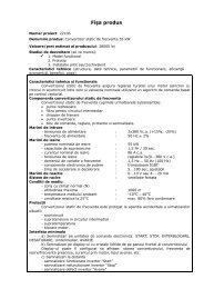 Convertizor static de frecventa 55 kW - icmet