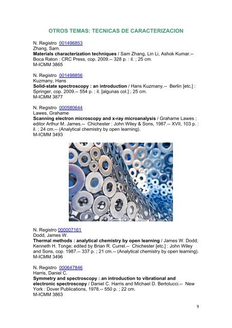 Materia nº3 - Materials Science Institute of Madrid