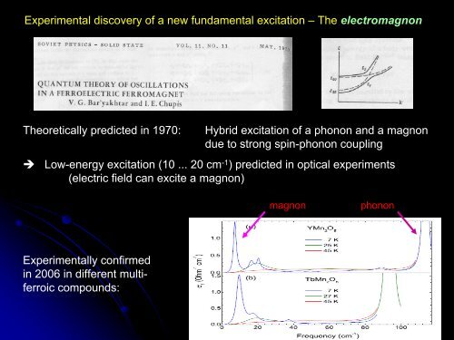 Effects of high pressure, magnetic fields, and substitutions - ICMR ...