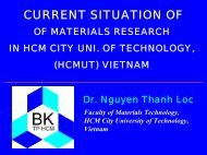 Current Situation of Computational Chemistry in HCM City University ...