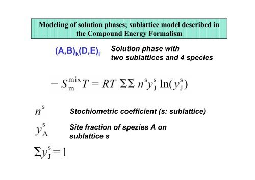 Thermodynamics of High Temperature Materials Systems