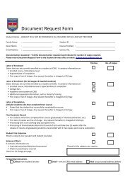 Document Request Form Document Request Form