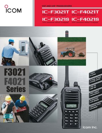 IC-F3021 / F4021 - ICOM Canada
