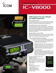 IC-V8000 Brochure .PDF - ICOM Canada