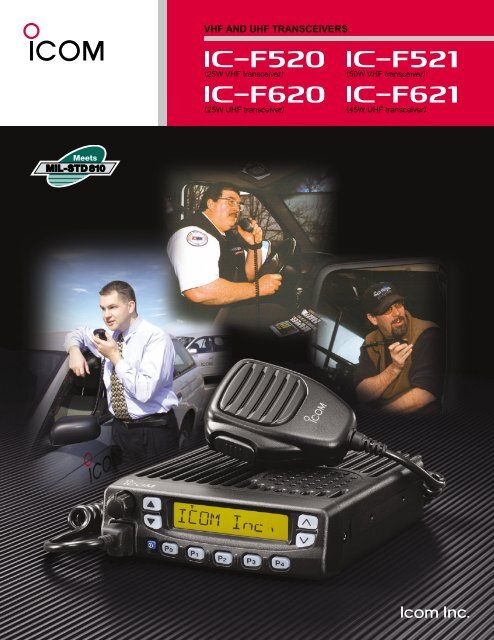 Set Of 3  IC-F521 IC-F621 ICOM 2-way Radio Power Leads 