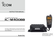 IC-M400BB Manual - Icom Australia