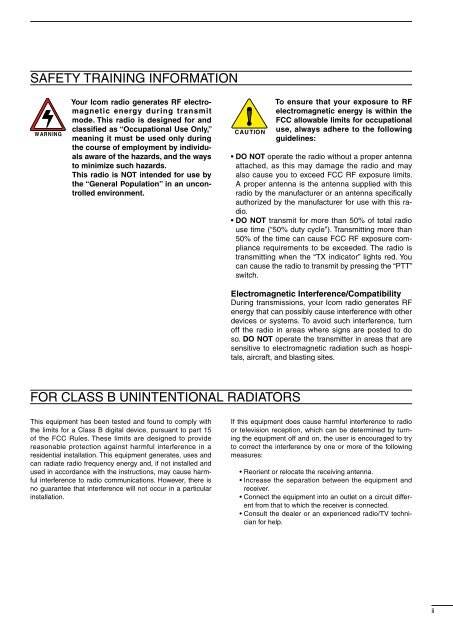 IC-FR5000_IC-FR6000 Instruction Manual - Icom Australia
