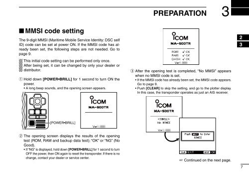 MA-500TR Instruction Manual - ICOM Canada