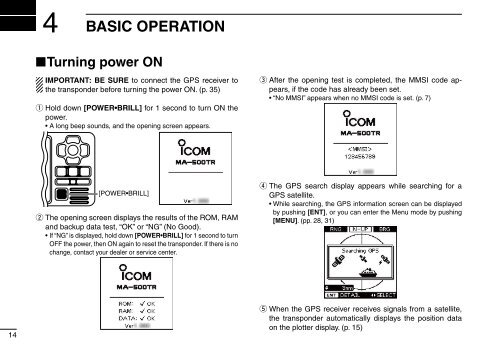 MA-500TR Instruction Manual - ICOM Canada