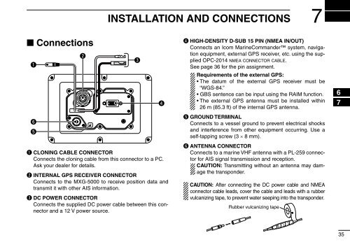 MA-500TR Instruction Manual - ICOM Canada