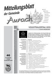 Download Mitteilungsblatt - Aurach