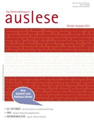 Staatsfeiertag am 26. Oktober - Der Ehrentag des ... - die auslese