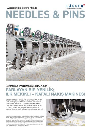 PARLAYAN BİR YENİLİK; İLK MEKİKLİ – KAfALı NAKış MAKİNEsİ