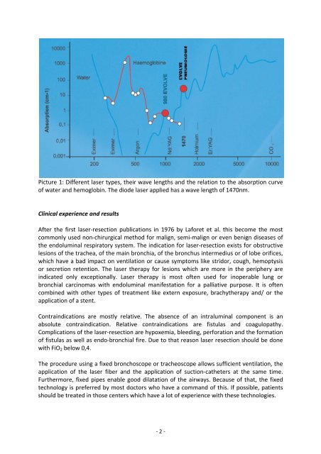 Application of the biolitec EVOLVE Laser in interconventional ...