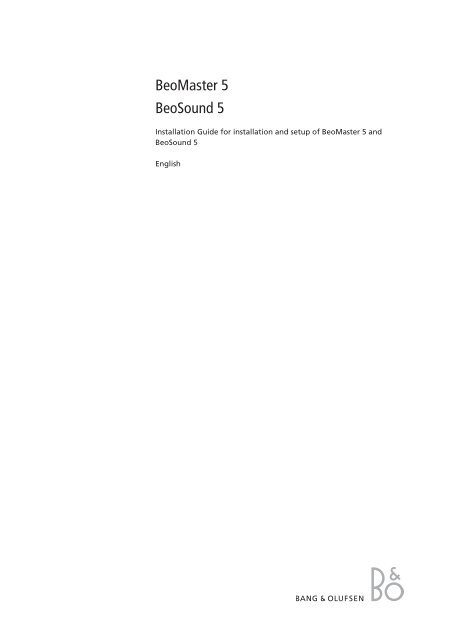 beosound 5 beomaster 5