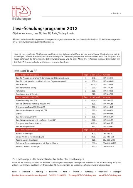 Ausgabe FrÃ¼hjahr 2013 - Gedoplan