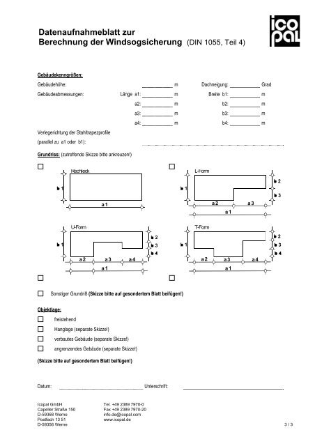 Windsogsicherung - Icopal GmbH