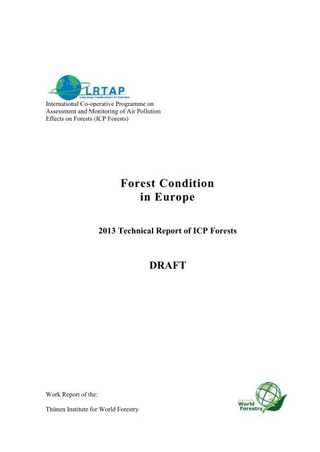 Forest Condition in Europe - ICP Forests