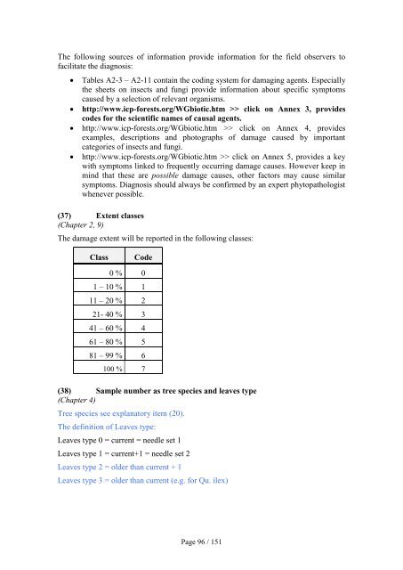 Form 5a - ICP Forests