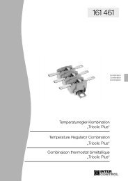 Temperaturregler-Kombination „Trioclic Plus ... - Inter Control, TSB