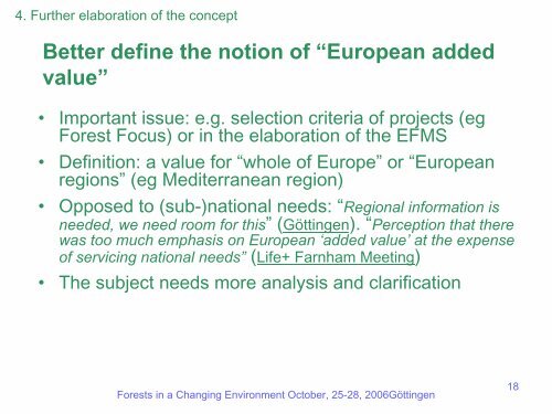 Forest monitoring in Europe after Forest Focus - ICP Forests