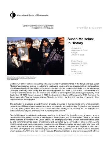 Press Release PDF - International Center of Photography