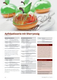 Apfelpatisserie mit Sherryessig - Pistor