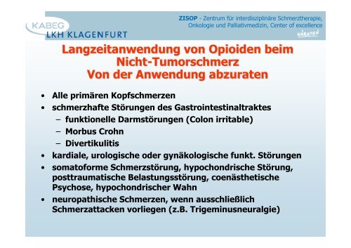 Opioide allgemein - 2013 - PAINCOURSE