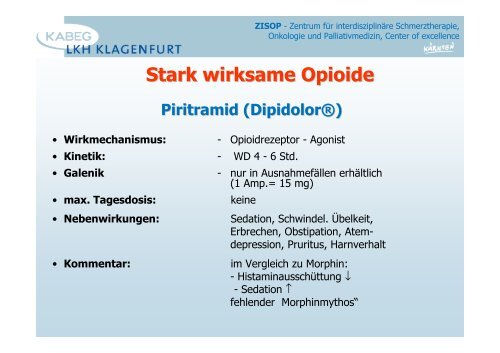 Opioide allgemein - 2013 - PAINCOURSE