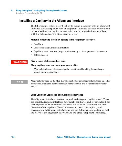 Introduction to the Agilent 7100 Capillary Electrophoresis System