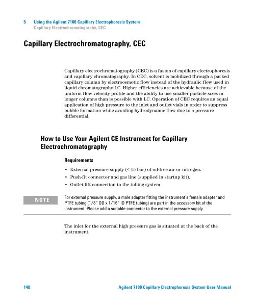 Introduction to the Agilent 7100 Capillary Electrophoresis System